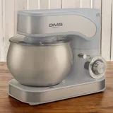 DMS Küchenmaschine KM-1600, 6 Liter, Edelstahlschüssel, 1600 W, Blau
