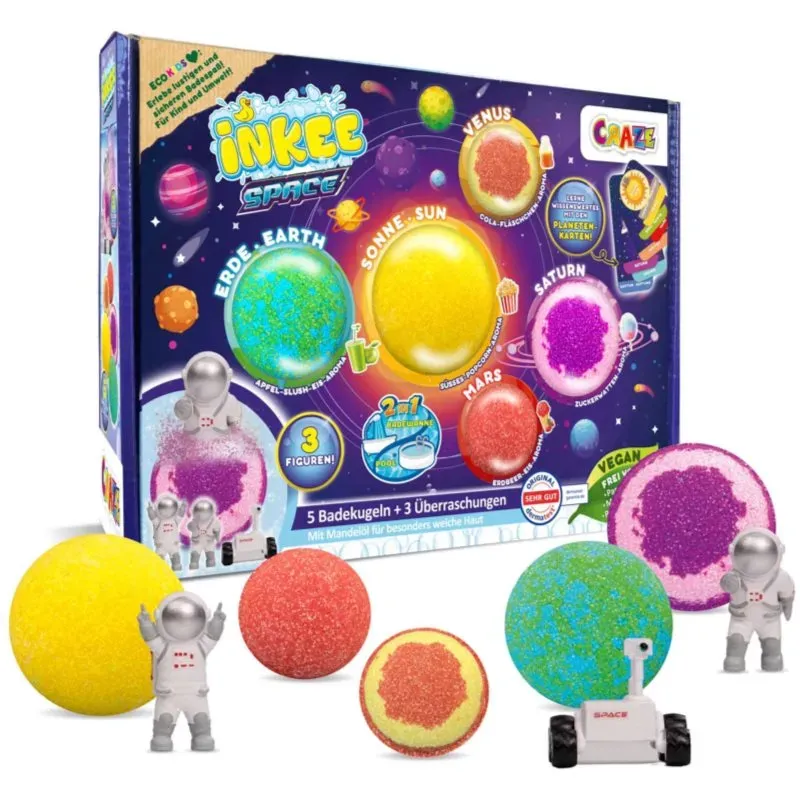 Craze Space Gift Box Brausekugeln zum Baden in Geschenkverpackung