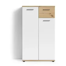 byLIVING JAKOB 60 x 102 x 30 cm weiß / weiß matt