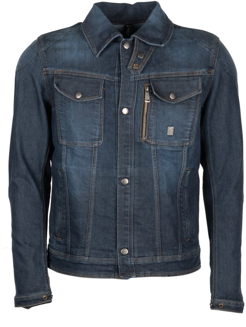 Helstons Western Motorrad Textiljacke, blau, Größe M für Männer