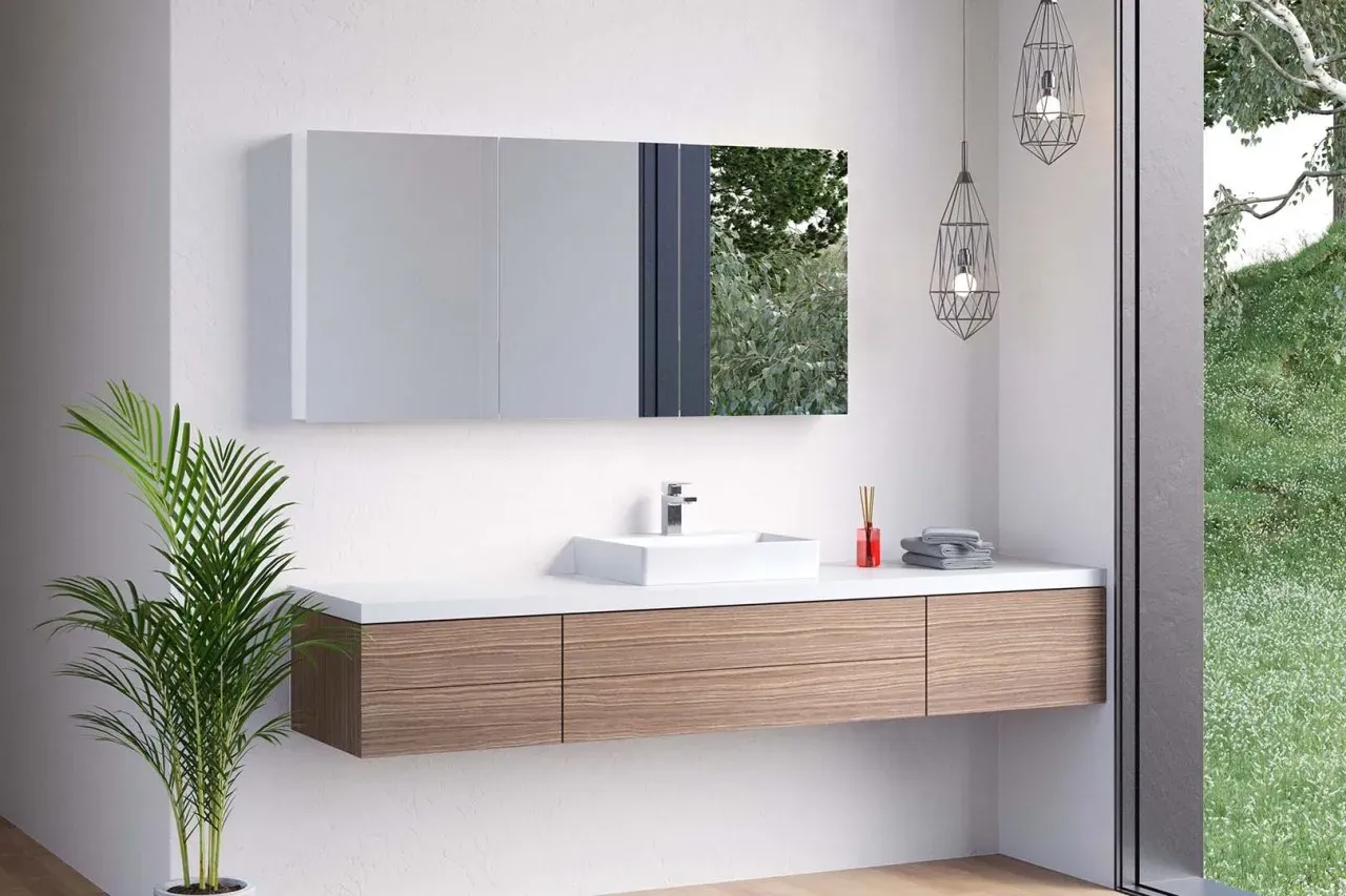Schneider Spiegelschrank ELC1 150/3/GT/0, weiss, 177.151.00.02 177.151.00.02