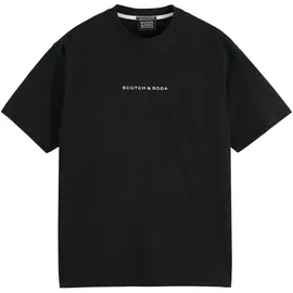 Scotch & Soda Core Logo Front schwarz XL