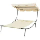 casa.pro Avigliano Doppelliege 200 x 134 x 146 cm Beige