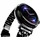 HiFuture Future Aura BT 40 mm Edelstahlgehäuse schwarz Edelstahlarmband schwarz One Size