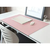 Schreibtischunterlage Leder,50x90cm rutschfeste Schreibmappe mit runder Kante Unterlage und Kantenschutz,Schreibmappe, Tischunterlage für Büro und Zuhause