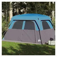 vidaXL Familienzelt 6 Personen Blau