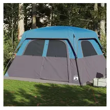 vidaXL Familienzelt 6 Personen Blau