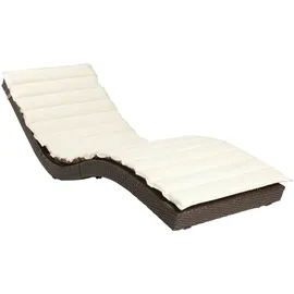 Merxx Piacenza 187 x 66 x 78 cm braun klappbar