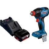 Bosch GDX 18V-210 C Professional, Akku Drehschlagschrauber 18 V 210 Nm Brushless + 1x Akku 5,0 Ah + Ladegerät