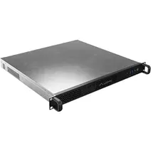 LANBERG SC01-4201-10B Modulares Servergehäuse Rack 1U schwarz 4 Lüfter 430x420x44,5 mm