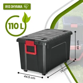 Iris Ohyama Aufbewahrungsbox SIA-110 110 l 1-tlg. schwarz