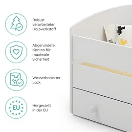 Kids Collective Kinderbett 70 x 140 cm Holz lackiert weiß