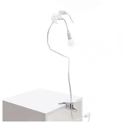SELETTI - Sparrow Taking Off Klemmleuchte White