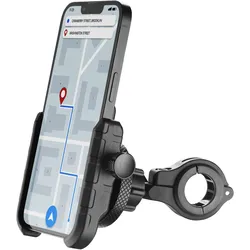 Cellularline NEWRBAN METAL HOLDER, Handy/Smartphone, Passive Halterung, Fahrrad,
