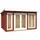 Lasita Maja Dorset 4 x 2,5 m Rot