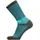 UPHILLSPORT Wander-Socke VAARU grau/grün 35-38
