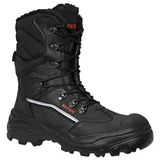 ELTEN ERIC S3 CI, Herren, Leder/Textil, Stahlkappe, robust, Schwarz,