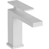 Hansgrohe Tecturis E Waschtischarmatur 73014700 Ausladung 144mm, mit Zugstangen-Ablaufgarnitur, mattweiß