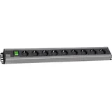 Bachmann Steckdosenleiste 9-fach 2 m Grau