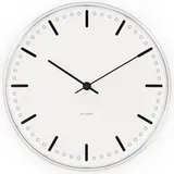Arne Jacobsen Clocks City Hall 21,0 cm 5520 weiss/schwarz
