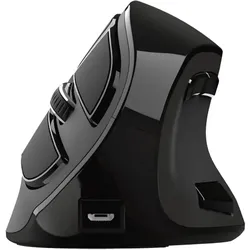 TRUST Voxx kabellose Maus, wiederaufladbar, ergonomisch, Bluetooth & 2,4Ghz