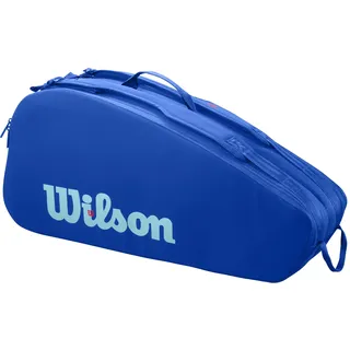 Wilson Ultra V5 Tour Schlägertasche, für bis zu 6 Schläger, Blau