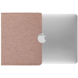 CoverKingz Laptoptasche Hülle für Apple MacBook Air/Pro 15″ Handmade Notebook Tasche Filz, 100% Schurwolle, Schutz Tasche Notebook Etui rosa