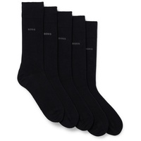 Boss Herren Business-Socken, Soft-Cotton, 5er Pack Schwarz 39-42