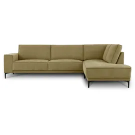 OTTO home Eckcouch Mikrofaser 3-Sitzer Grün