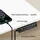 Woltu Schreibtisch Computertisch mit USB-Ladeanschluss, Weiß 140x60 cm - Weiß