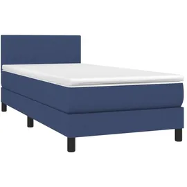 vidaXL Boxspringbett 100 x 200 cm Blau