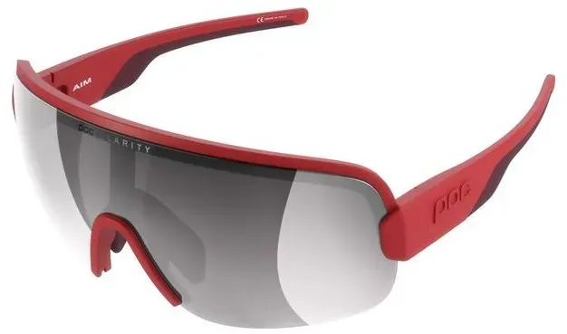 POC Aim prismane red/clarity road/sunny silver (9528) One Size