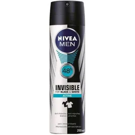 NIVEA Men Black & White Active Deodorant Spray 200 ml