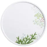 Kahla Aronda Hello Winter Platte/Tortenplatte 31 cm | Servierteller mit Weihnachtsmotiv aus Porzellan