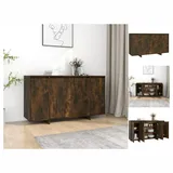 vidaXL Sideboard Räuchereiche 135x41x75 cm Holzwerkstoff