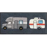 Wash+Dry Fußmatte, Outdoor Travel 35x75cm, innen und außen, waschbar