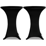 deluke Stehtischhusse AMAU Schwarz Ø 70 cm 2er Set