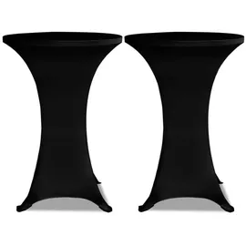 deluke Stehtischhusse AMAU Schwarz Ø 70 cm 2er Set