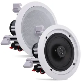 Pyle Audio 16,5cm Deckenlautsprecher weiß