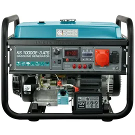 Könner & Söhnen KS 10000E-3 ATS - 4-Takt Benzin Stromerzeuger 18 PS mit E-Start, Notstromautomatik, Automatischer Spannungsregler 1x16A (400V/230V) Generator