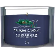Yankee Candle Lakefront Lodge Duftkerze 37 g blau