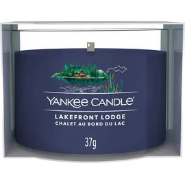 Yankee Candle Lakefront Lodge Duftkerze 37 g blau
