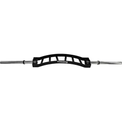 Langhantel Cambered Bench Press Bar Gitterstruktur THORN FIT SCHWARZ 18kg