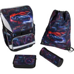 IN@SCHOOL Schulranzen Set Basic Plus 5-tlg. Future Car