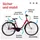 coolmobility gmbh chiX N3 26 Zoll rot/weiß