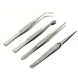 Peter Bausch GmbH & Co. KG Pinzetten-Set 4-teilig rostfrei 105-120mm