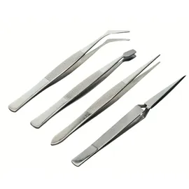 Peter Bausch GmbH & Co. KG Pinzetten-Set 4-teilig rostfrei 105-120mm