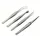 Peter Bausch GmbH & Co. KG Pinzetten-Set 4-teilig rostfrei 105-120mm