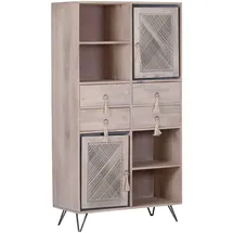 GUTMANN FACTORY Highboard 90 x 165 x 45 cm Beige