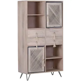 GUTMANN FACTORY Highboard 90 x 165 x 45 cm Beige